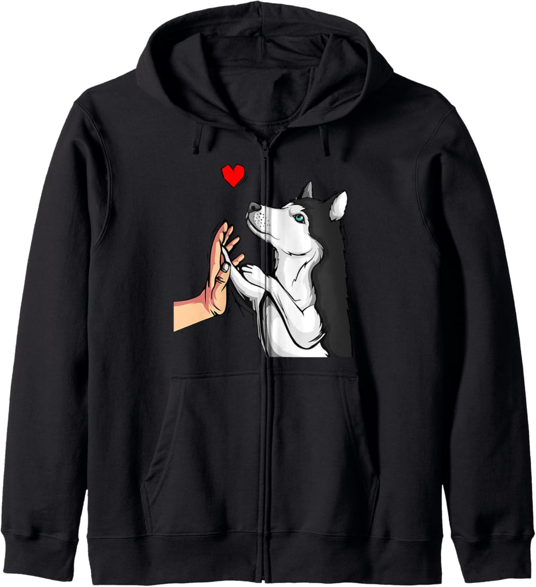Husky Liebe Hunde Frauchen Herrchen Kapuzenjacke