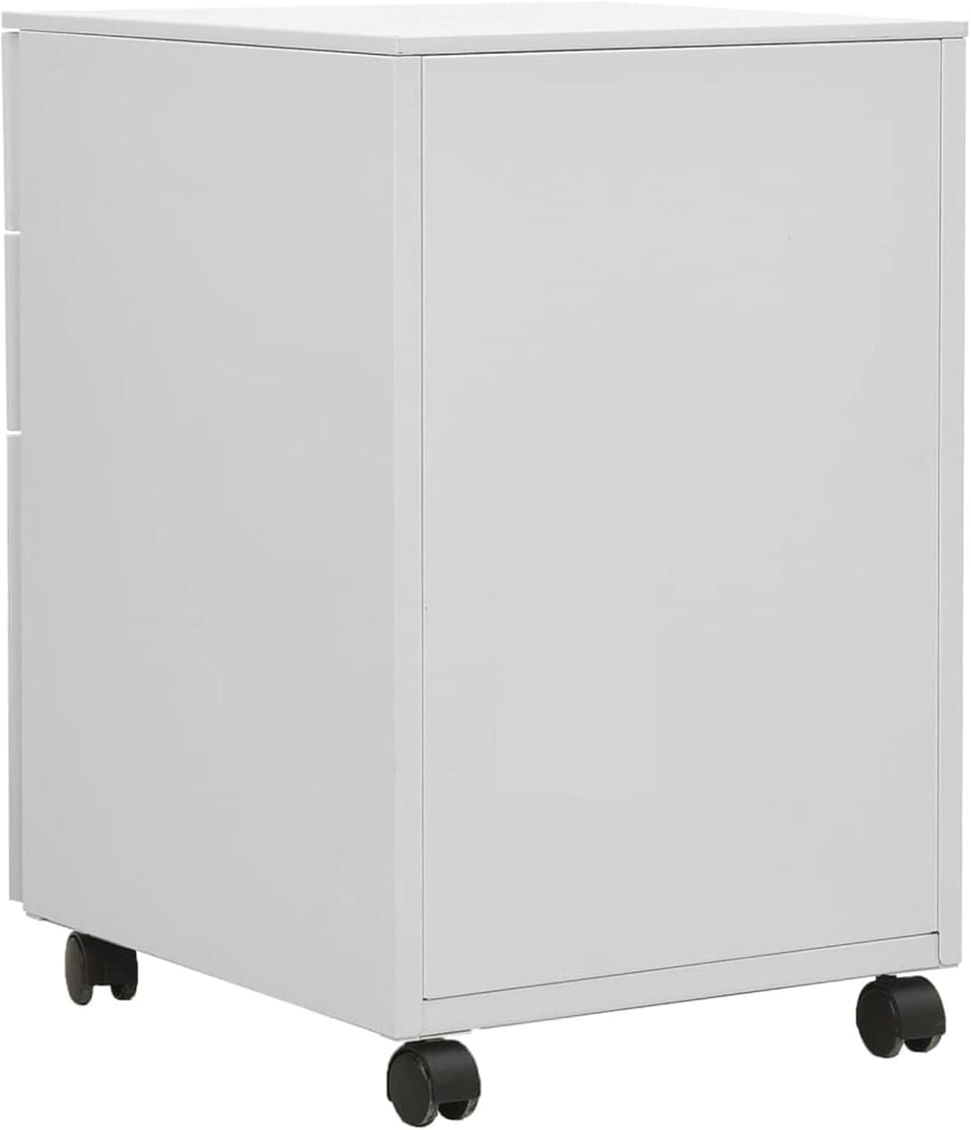 Tidyard Aktenschrank Rollschrank mit Rollen Rollcontainer Bürocontainer Schubladenschrank Büroschran