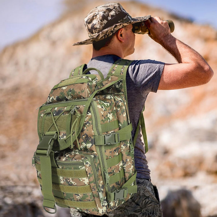 SHANNA Militärrucksack 35L/50L Armee Rucksack Molle, Hohe Kapazität Trekkingrucksack Wanderrucksäcke