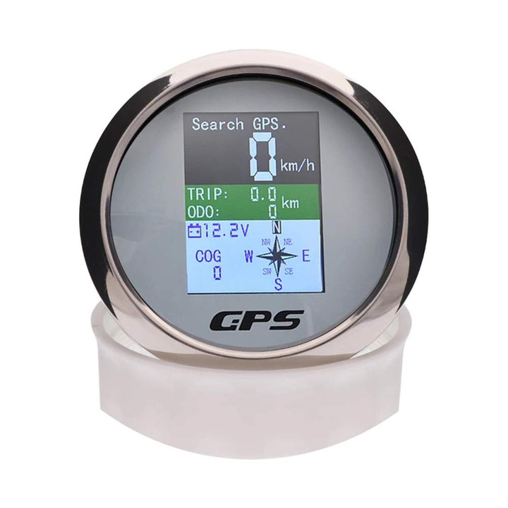 KAOLALI GPS Tachometer Geschwindigkeitsmesser Kilometerzähler 85 mm Rostfreie IP67 Wasserdichte Digi