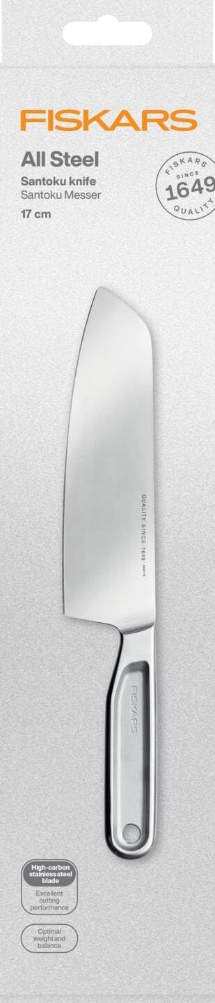 All Steel Couteau Santoku 16cm