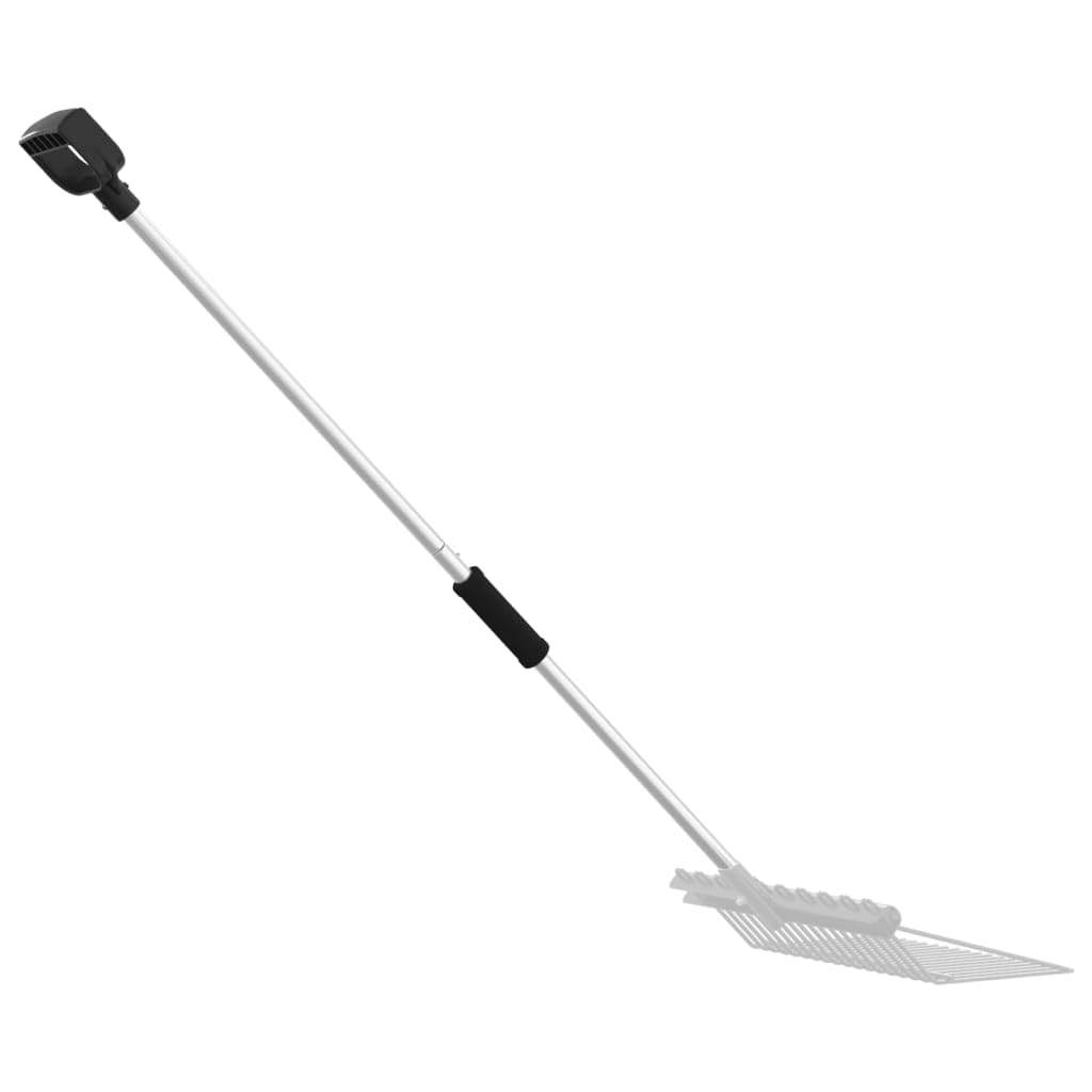vidaXL Heugabel Stiel, Gabelstiel mit Gummigriff, Ersatzstiel für Gabel, Mistgabelstiel Dunggabelsti