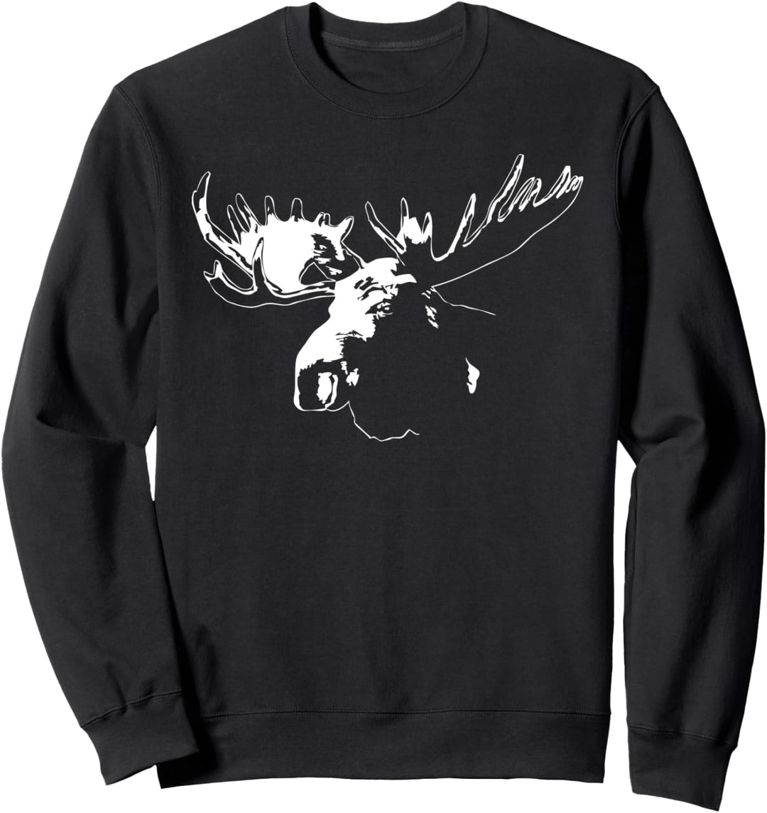 Elch Elchkopf Schweden Norwegen Finnland Kanada Sweatshirt