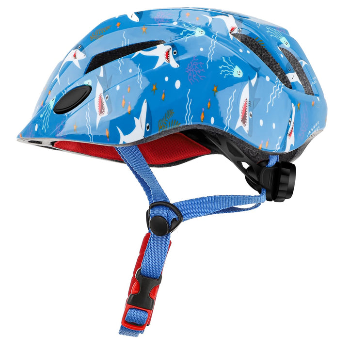 Fahrradhelm Robuster Kinder Helm Verstellbarer Skateboardhelm Radhelm Skaterhelm 52-56CM für Mädchen