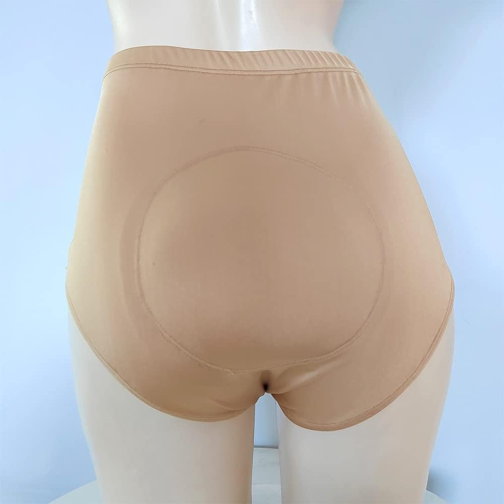 LIUHUO Eiskunstlauf Hüftschutz Erwachsene Kinder Schutzpolster XL Beige, XL Beige