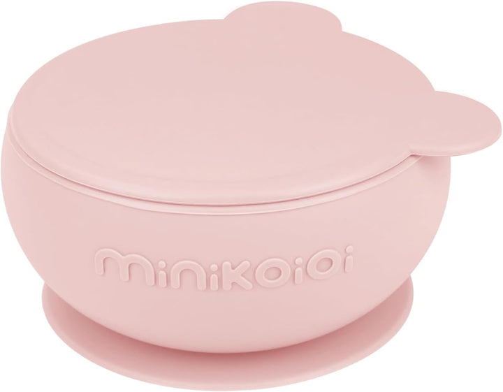 MinikOiOi BLW Set I Pinky Pink 101070055 Silikon Fütterungsset Rosa, Rosa