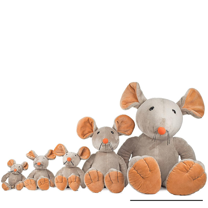 Schaffer 4754 - Plüsch Maus Eddi - Kuscheltier - Grösse (XL) 58 cm | Extra weich - Waschbar bei 30 °