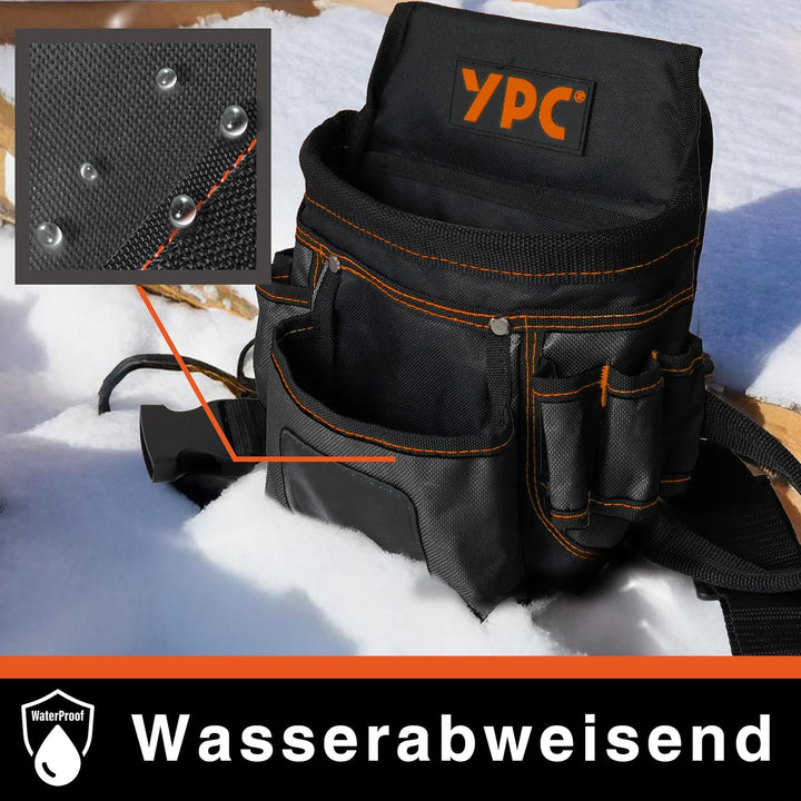 YPC Presto Werkzeug Gürteltasche XL – Werkzeuggürtel, Arbeitsgürtel, wasserfeste Werkzeugtasche mit