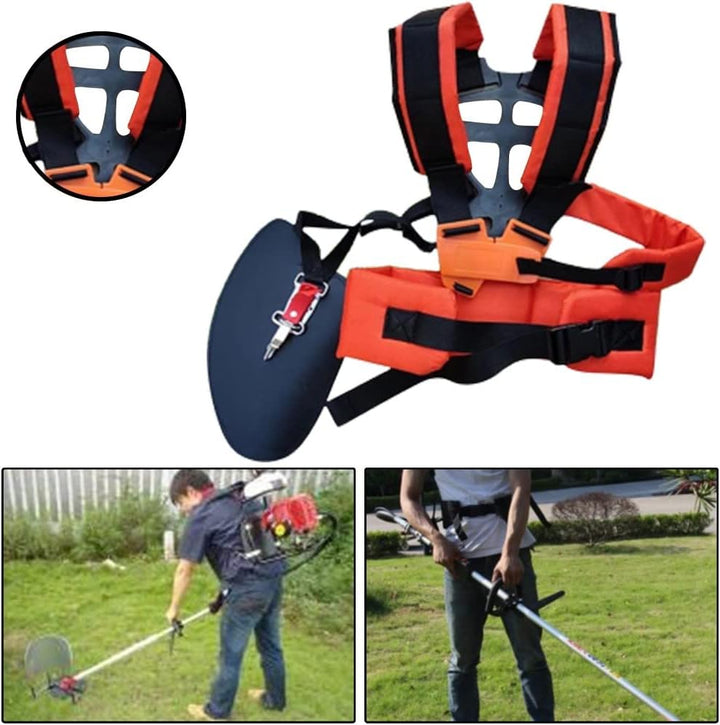 QKTYB Doppel Schultergurt Tragegurt Profi Schulterriemen Motorsense Trimmer Schultergurt für Motorse