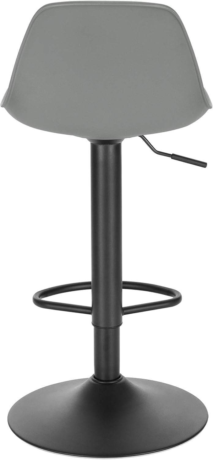 Lestarain 4 Stücke Barhocker,360°Drehbar Hocker Barstuhl mit Rückenlehne höhenverstellbar Tresenhock