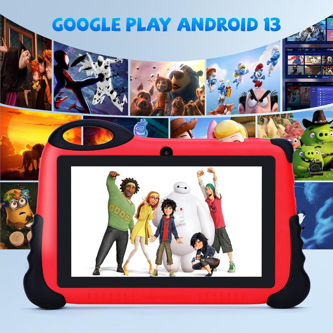 C idea Kinder Tablet ab 3 Jahre, Android 13 Kinder-Tablet für Kleinkinder, 7-Zoll-Kinder-Tablet 4 GB