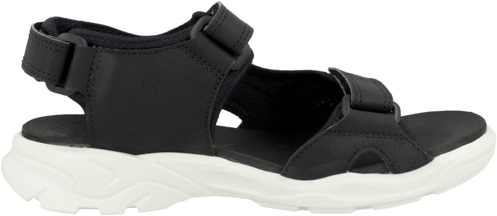 ECCO Jungen Biom Raft Flat Sandal, 25 EU Schwarz