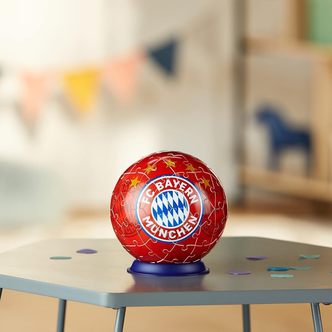 Ravensburger 3D Puzzle 12177 - Nachtlicht Puzzle-Ball FC Bayern München - ab 6 Jahren, LED Nachttisc