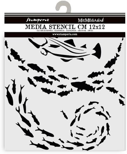 Stamperia - Thick Stencils for Scrapbooks, Albums, Cards, Bullet Journalling, and More, Flexible Mat