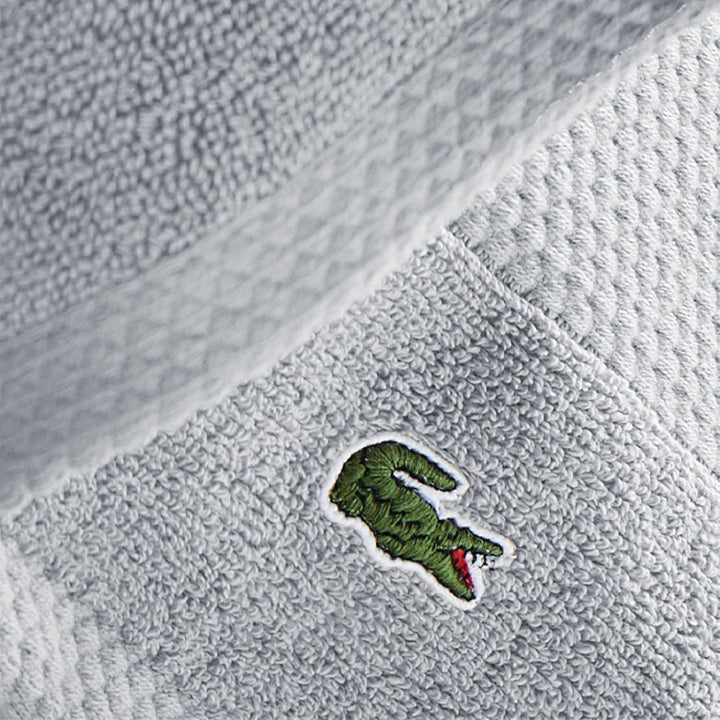 Lacoste Heritage Supima Badetuch, Baumwolle, Mikrochip, 76,2 x 137,2 cm Bath Towel 30x54 Mikrochip,