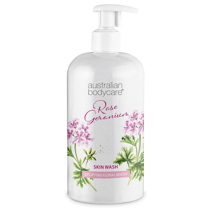 Australian Bodycare Skin Wash Professional 500 ml - Teebaumöl & Rose Duschgel - Für weiche, unreine