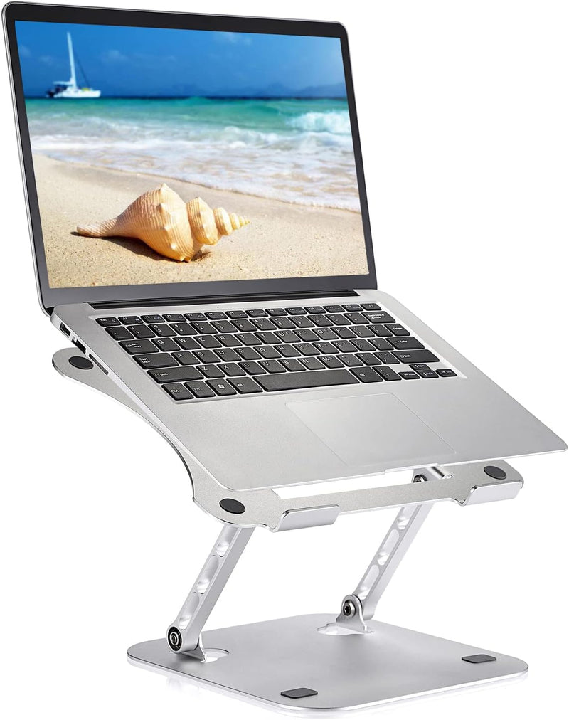 Usoun Laptop Ständer, Einstellbar Notebook Ständer, ergonomischer Computerständer für den Schreibtis