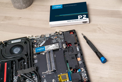 Crucial P2 2TB M.2 PCIe Gen3 NVMe Internes SSD - Bis zu 2400MB/s - CT2000P2SSD8, 2TB