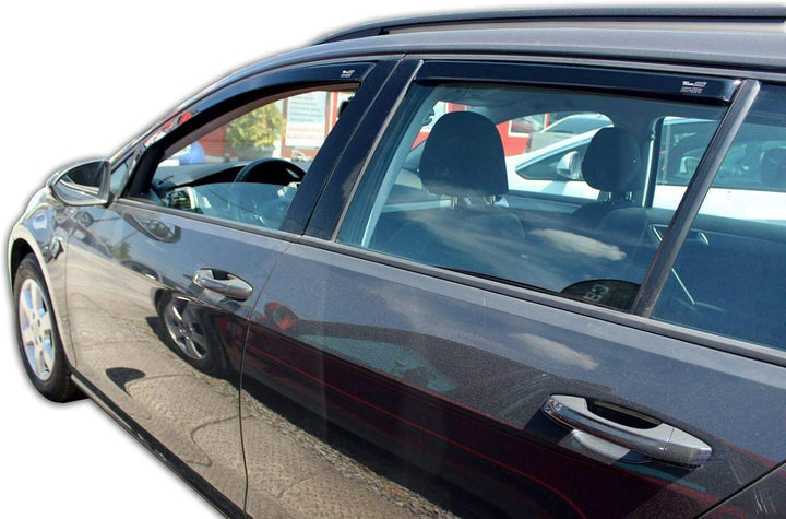 J&J AUTOMOTIVE | Windabweiser Passend Für Golf 7, 5-Türer 2012-2019, Heko Regenabweiser, Schwarz, Ge