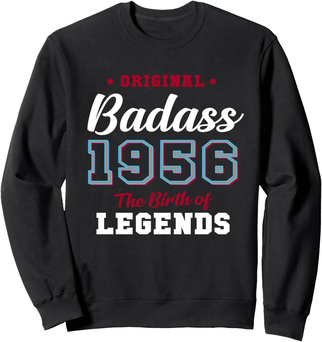 65. Geburtstagsgeschenk Badass Legend 1956 65 Jahren Sweatshirt