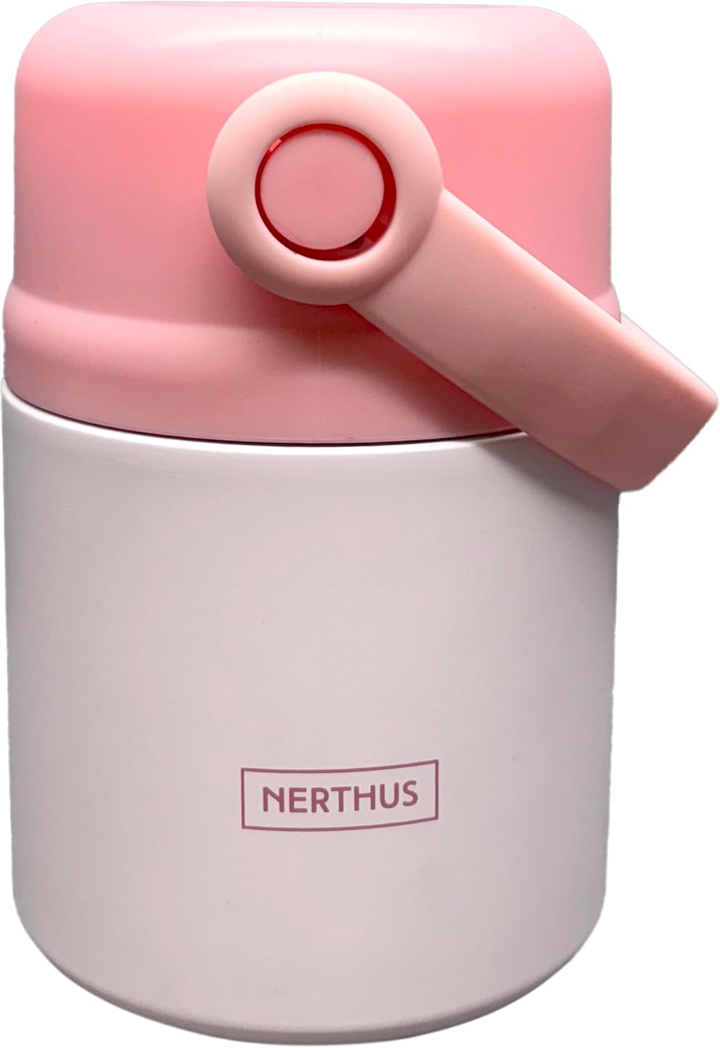Nerthus FIH 1464 Speisebehälter 650 ml Edelstahl doppelwandig ideal für Arbeit Essen und Suppen 650