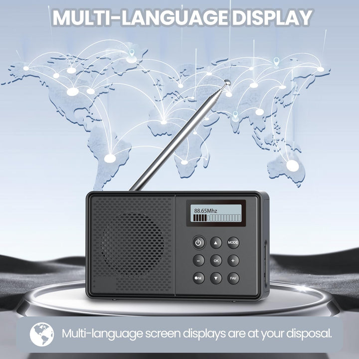 Arafuna DAB/DAB+ und UKW Radio, DAB Plus Radio mit Bluetooth, Küchenradio mit Kabel oder Akkubetrieb