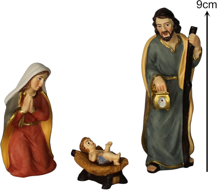 ZICOM Krippenfigurenset Hebron barock ca. 9cm 12-TLG. Polyresin handbemalt