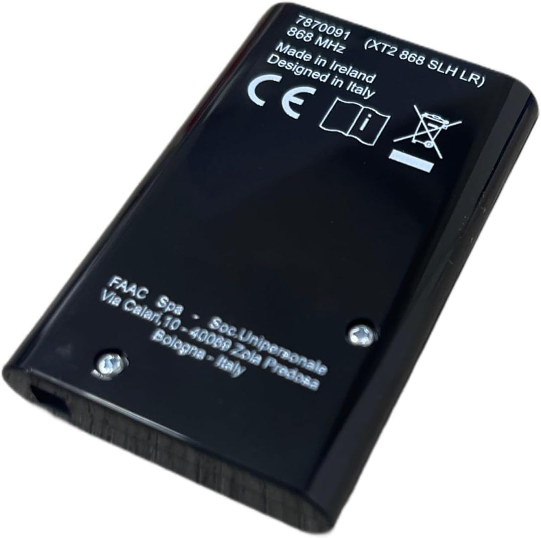 Handsender FAAC XT2 868 SLH LR - Schwarz