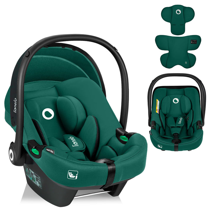 Lionelo ASTRID i-Size Baby Autositz 40-87 cm, Babyschale Gruppe 0+, Rückwärtsgerichtete Montage, 3-P