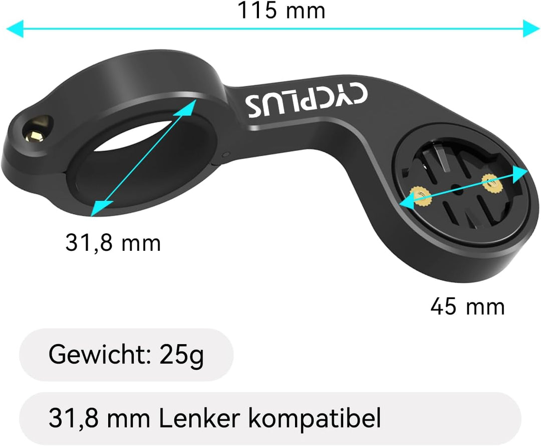 CYCPLUS Z1 Fahrradcomputer Halterung Lenkerhalterung, Passt nur auf Lenker mit einem Durchmesser von