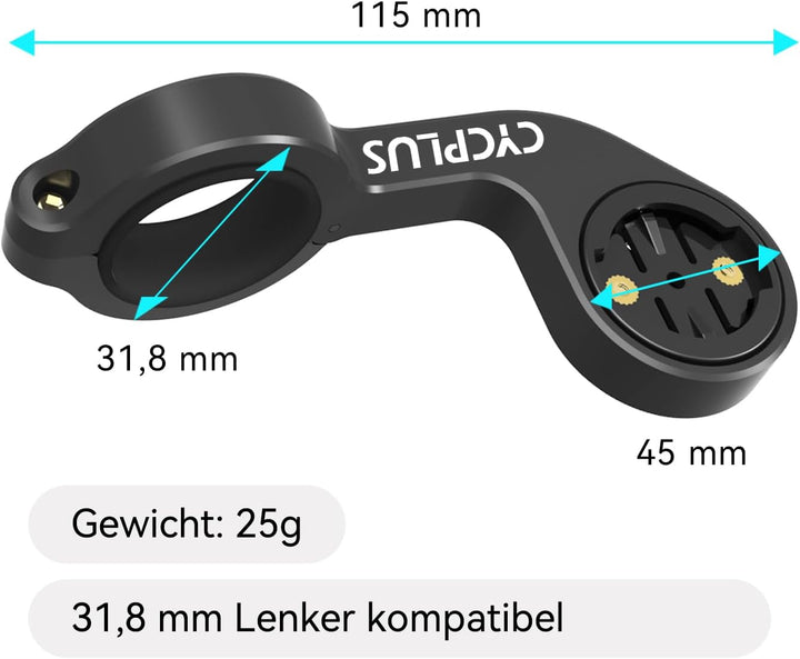 CYCPLUS Z1 Fahrradcomputer Halterung Lenkerhalterung, Passt nur auf Lenker mit einem Durchmesser von