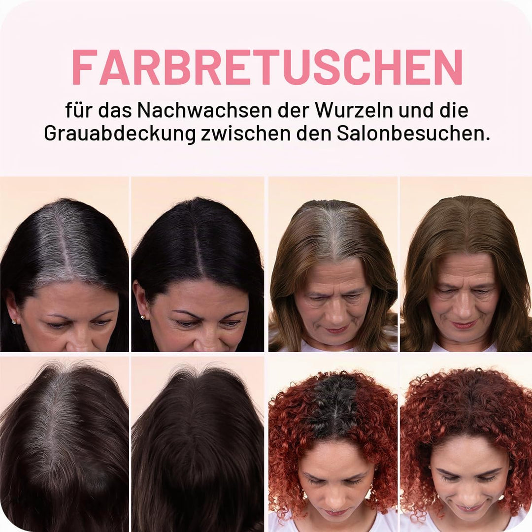 BOLDIFY Ansatzpuder 4g - Haar Concealer zur Haarverdichtung für Frauen und Männer, Grauabdeckung für