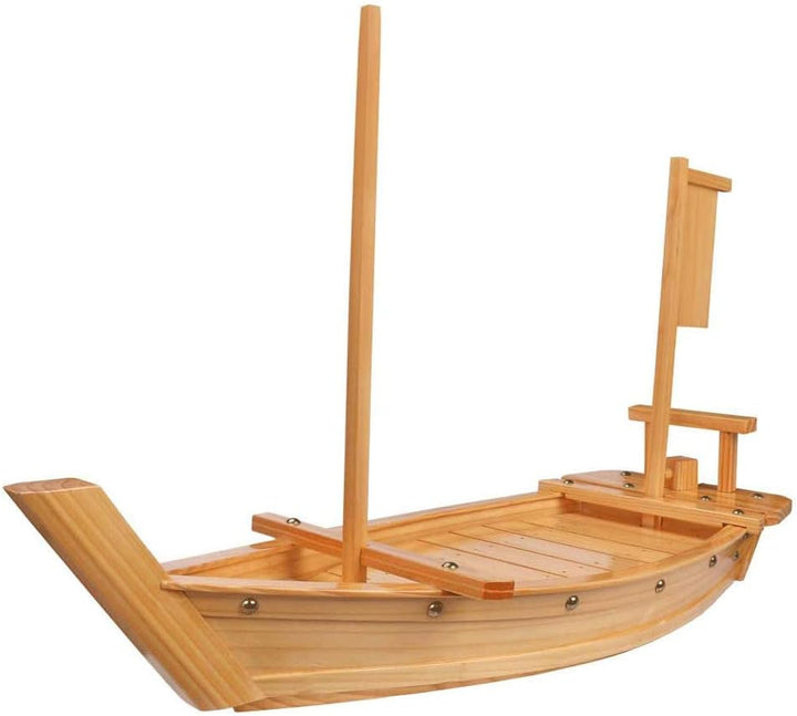 WINAKUI Sushi-Serviertablett aus Holz, 71 cm, Sushi-Teller für Restaurant oder Zuhause, grosses Sush