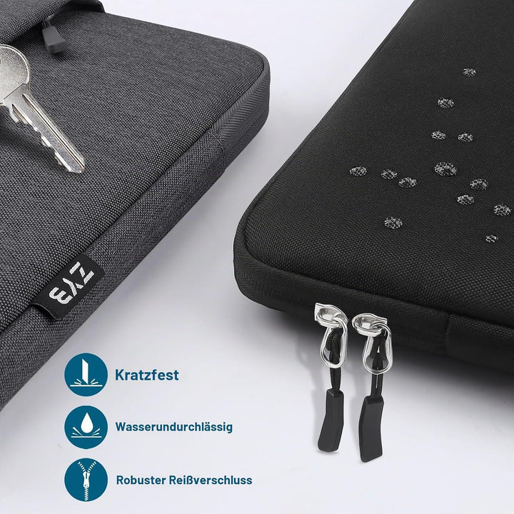 15,6 Zoll Laptoptasche Laptophülle,ZYB Sleeve Wasserdicht Hülle Laptop Tasche 15.6 für 15 Zoll Noteb