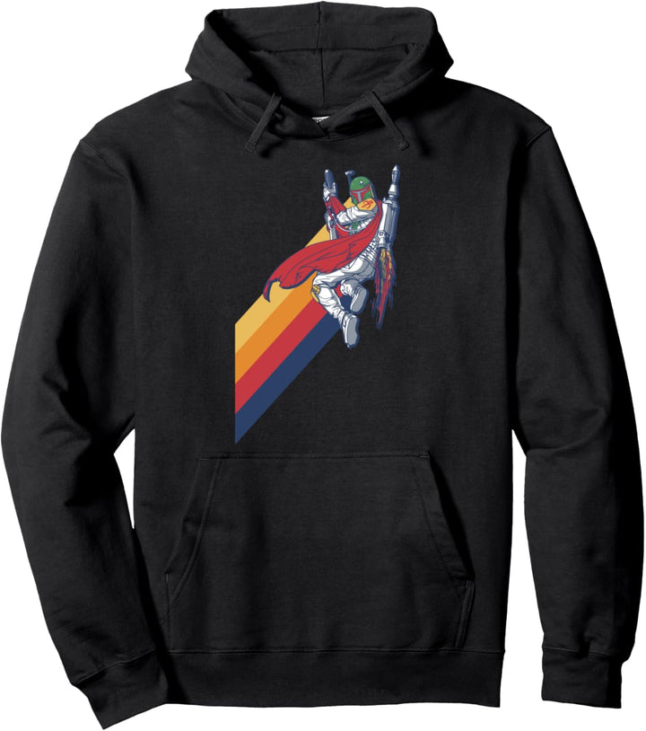 Star Wars Boba Rainbow Fade Pullover Hoodie