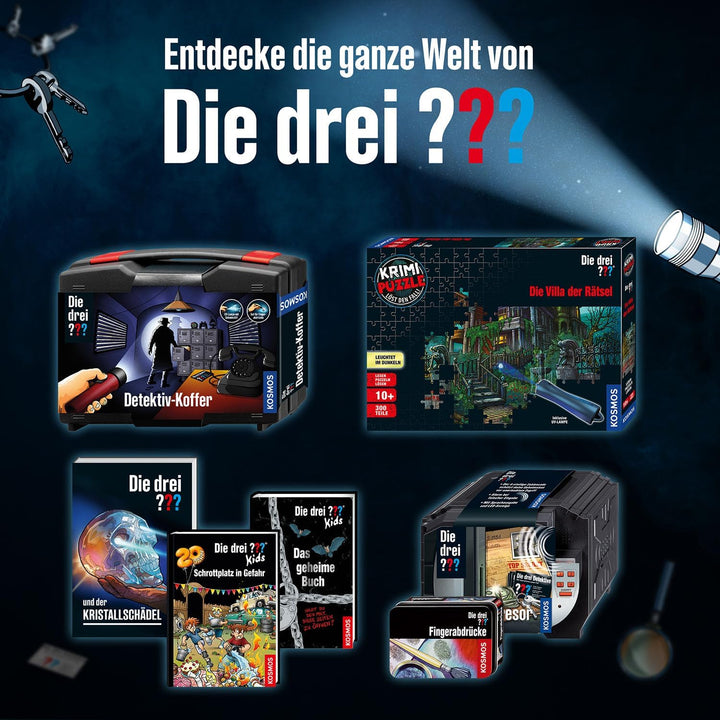 Die drei ??? Detektiv-Uhr von KOSMOS 632298, Detektivspielzeug, Detektiv Ausrüstung, Detektiv Set, M