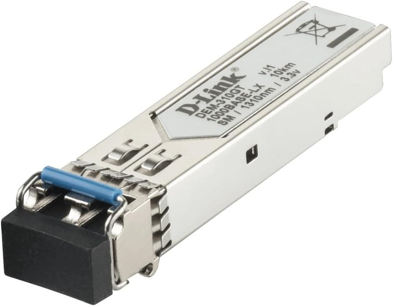 D-Link DEM-310GT 1-Port Mini GBIC Module (für 1000BaseLX, LC Duplex) Singlemode-Transceiver, Singlem