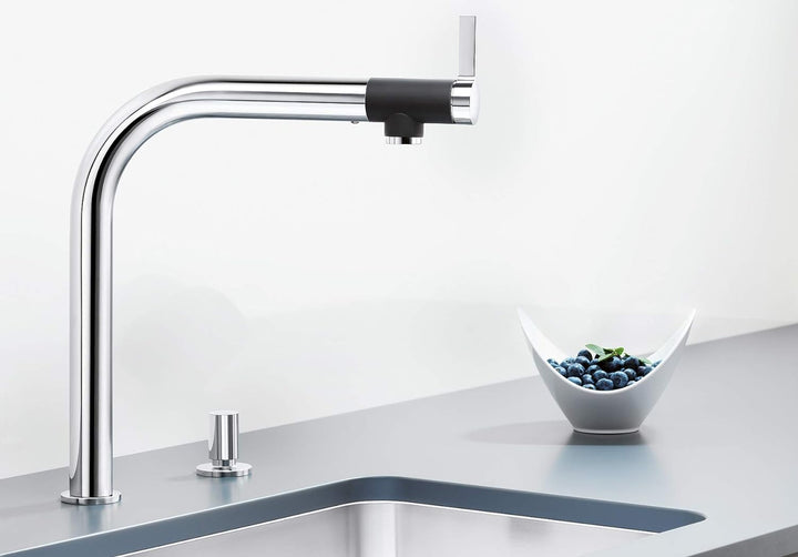 BLANCO VONDA chrom | Hochdruck | Rückflussverhinderer | Keramik Kartusche | Gesicherte Wasserqualitä