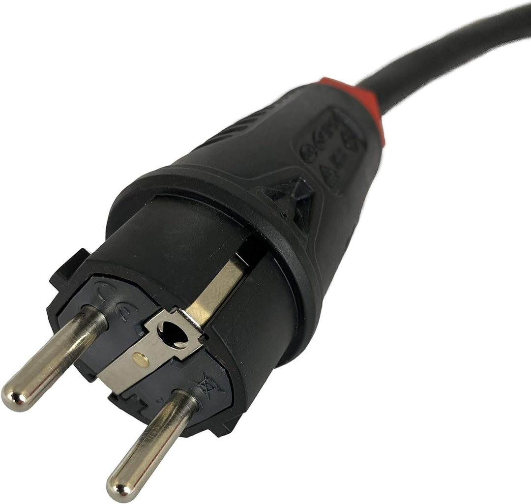 NWP Messadapter Prüfadapter Schuko Stecker auf 32A CEE Kupplung 5-Polig für DGUV V3 VDE 0701/0702 -