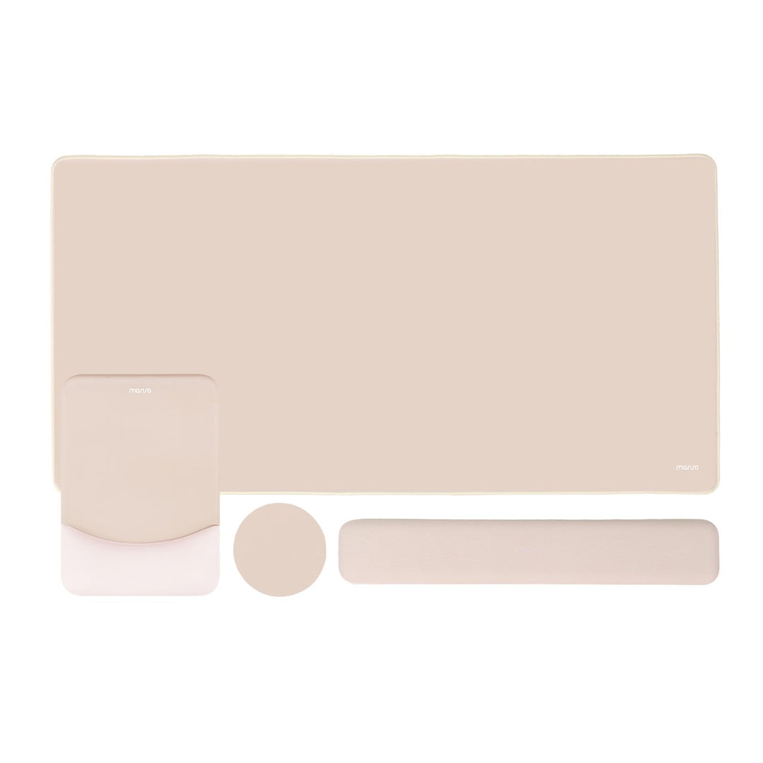 MOSISO Tastatur Mauspad Set,Grosses Mauspad&amp;Rechteckige Tastatur Handgelenkauflage mit Handgelenkauf