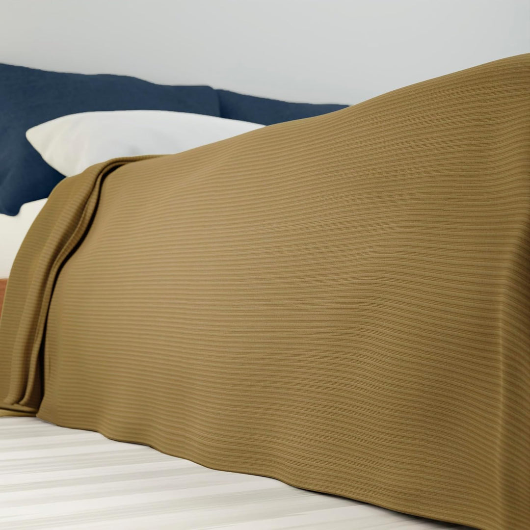 Byour3 - Tagesdecke Doppelbett Gemischte Baumwolle Einzelbett Queen Size Rechteckige Hypoallergene D