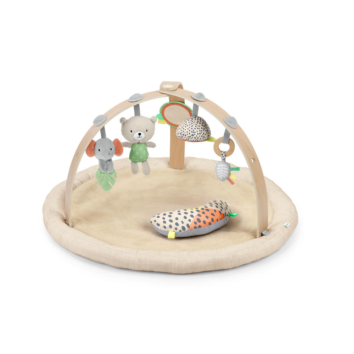 Ingenuity Every Season Plüsch Lammwolle Baby Spielzeug und Spielmatte, atmungsaktiv, Bauchlagematte,