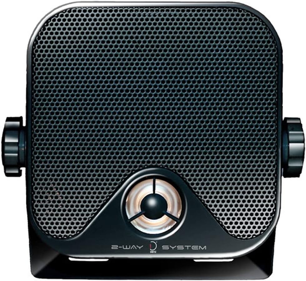 Dietz Aufbaulautsprecher 2-Wegesystem 90 Watt schwarz, 1 Paar