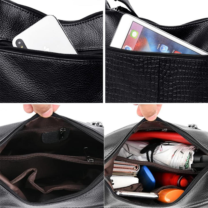 Coolives Damen Umhängetasche Handtasche aus PU-Leder Mode Tasche Schultertasche Leichte Taschen Schu