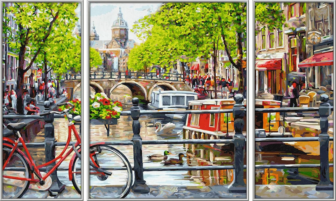 Schipper 609260812 Malen nach Zahlen - Amsterdam - Bilder malen für Erwachsene, inklusive Pinsel und