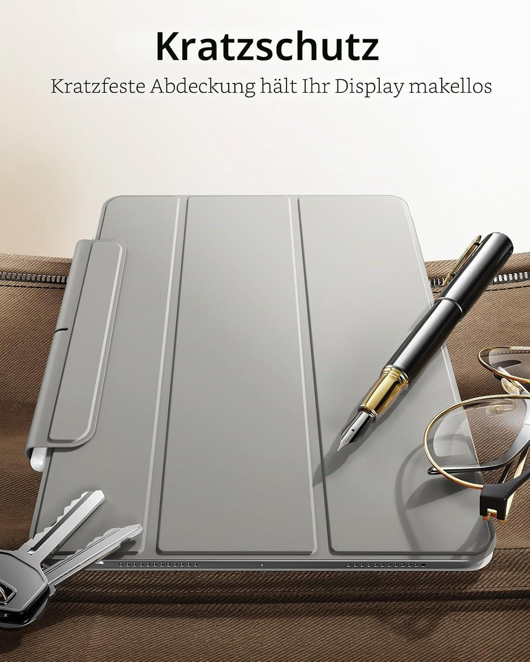 ESR für iPad Air 13 Zoll M4/M3/M2 Hülle (2026/2025/2024) und iPad Pro 12.9 (2022/2021/2020), Magnetb