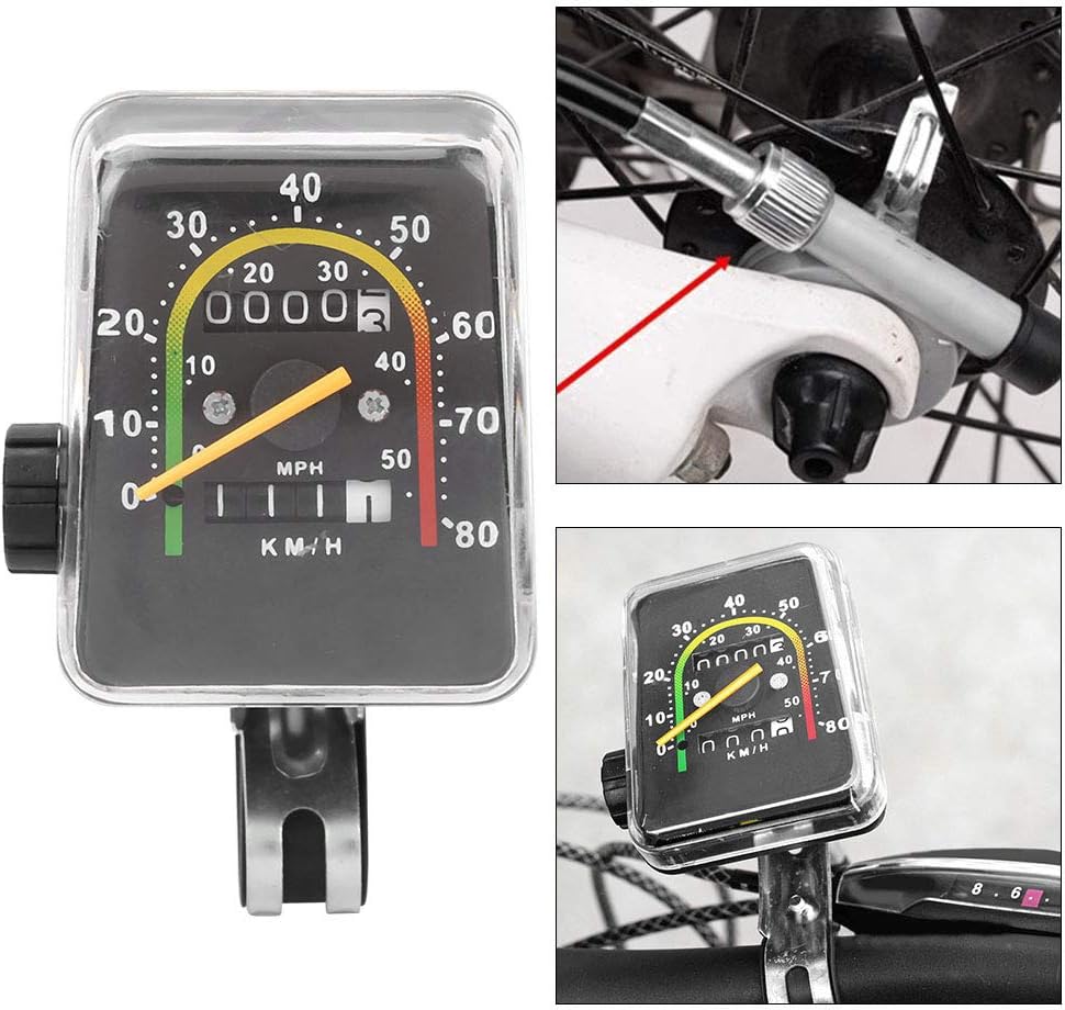 SUNGOOYUE Fahrrad Kilometerzähler Wasserdichter mechanischer Fahrrad Computer Tachometer
