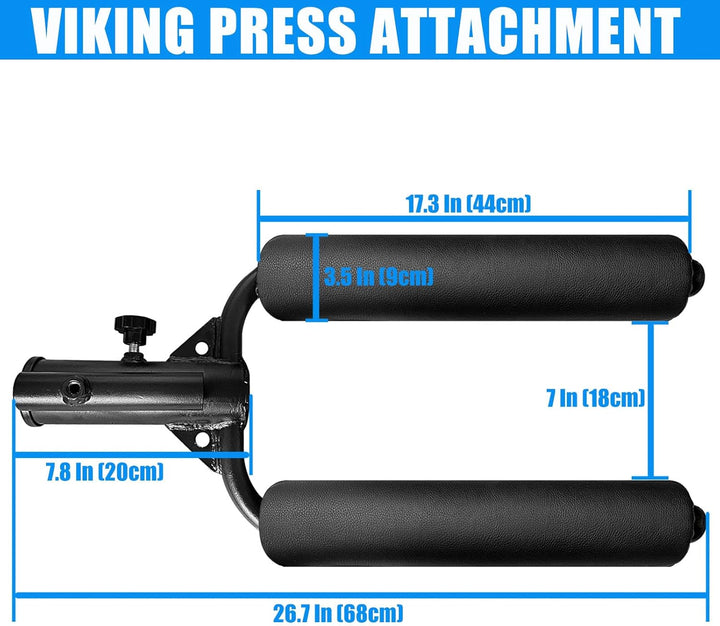 KORIKAHM Viking Press Landmine Griff für 5,1 cm olympische Langhantel, T-Bar Row Attachment Core Str