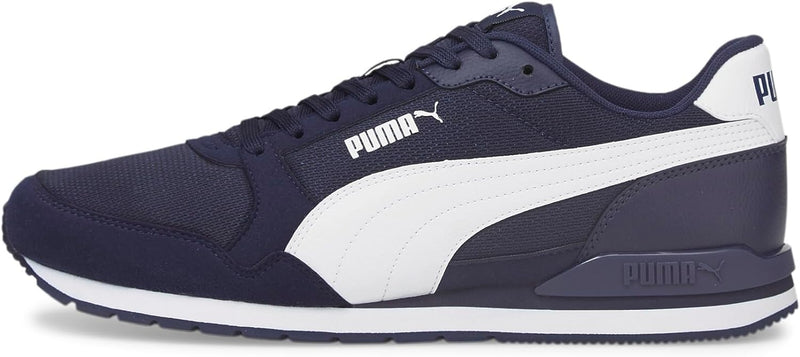 PUMA Unisex ST Runner v3 Mesh Sneaker, Peacoat White, 40 EU