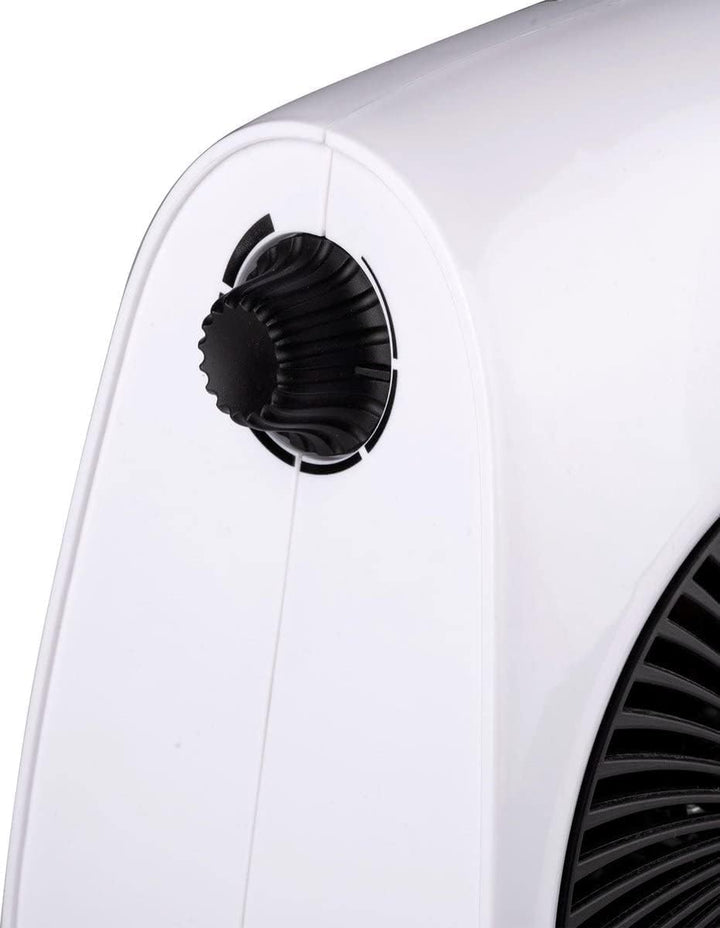 alpina Heizlüfter Elektroheizung - max 2000W - Heizung und Kühlung - bis zu 20m2, Weiss & Schwarz He